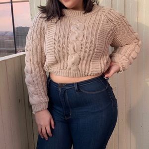 Cropped sweater